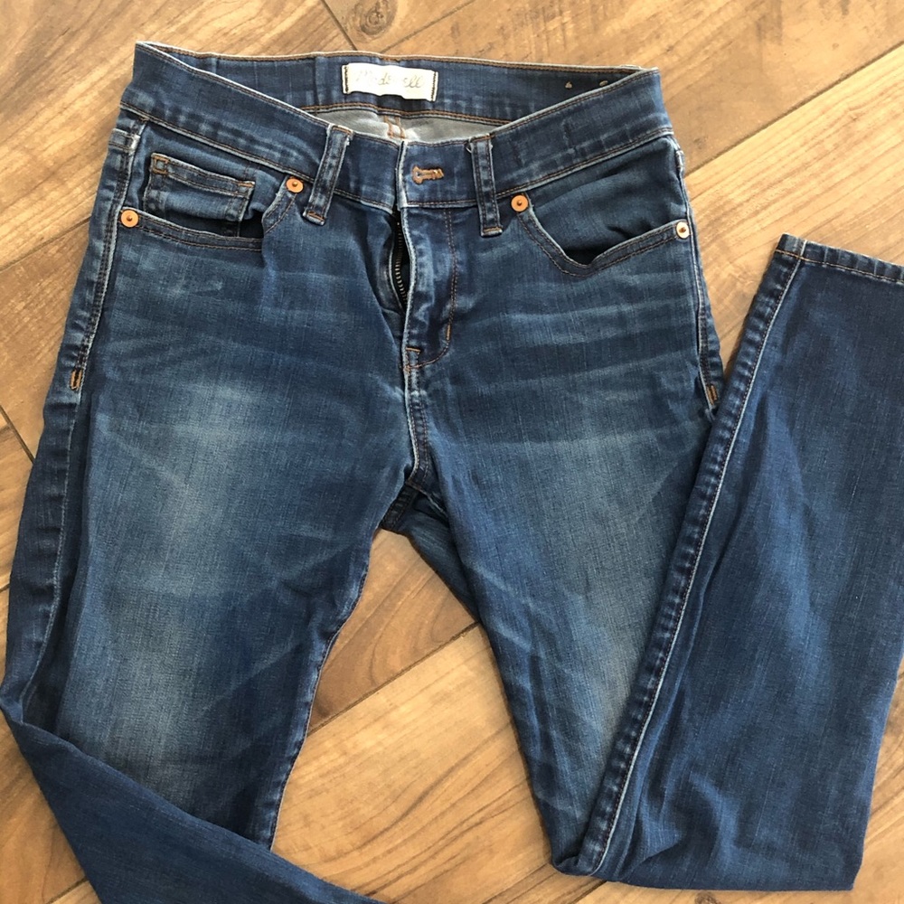 Madewell cropped skinny jeans